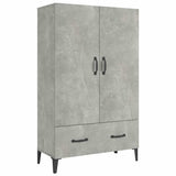 Vidaxl hoge kast 70x31x115 cm bewerkt hout betongrijs