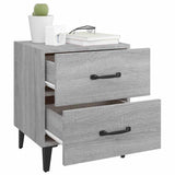 Vidaxl nachtkastje 40x35x47,5 cm grijs sonoma eikenkleurig