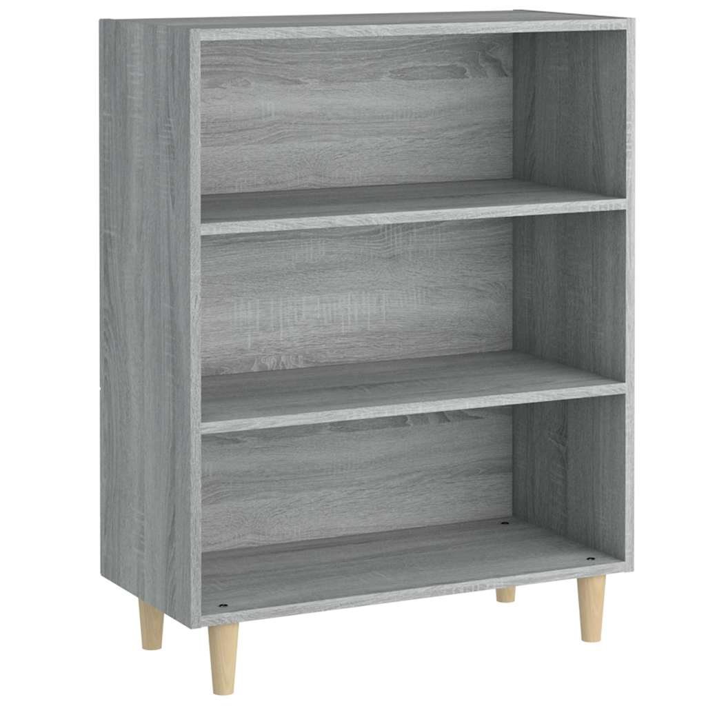 Vidaxl dressoir 69,5x32,5x90 cm bewerkt hout grijs sonoma eikenkleurig