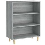 Vidaxl dressoir 69,5x32,5x90 cm bewerkt hout grijs sonoma eikenkleurig