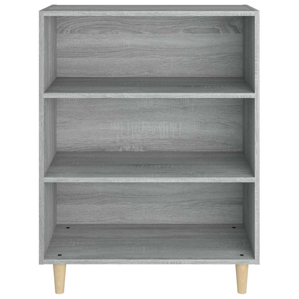 Vidaxl dressoir 69,5x32,5x90 cm bewerkt hout grijs sonoma eikenkleurig