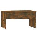 Vidaxl salontafel 80x50,5x41,5 cm bewerkt hout gerookt eikenkleurig