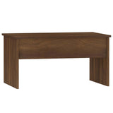 Vidaxl salontafel 80x50,5x41,5 cm bewerkt hout bruin eikenkleur