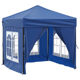 Vidaxl Partytent faltbar mit Seitenwänden 2x2 m blau