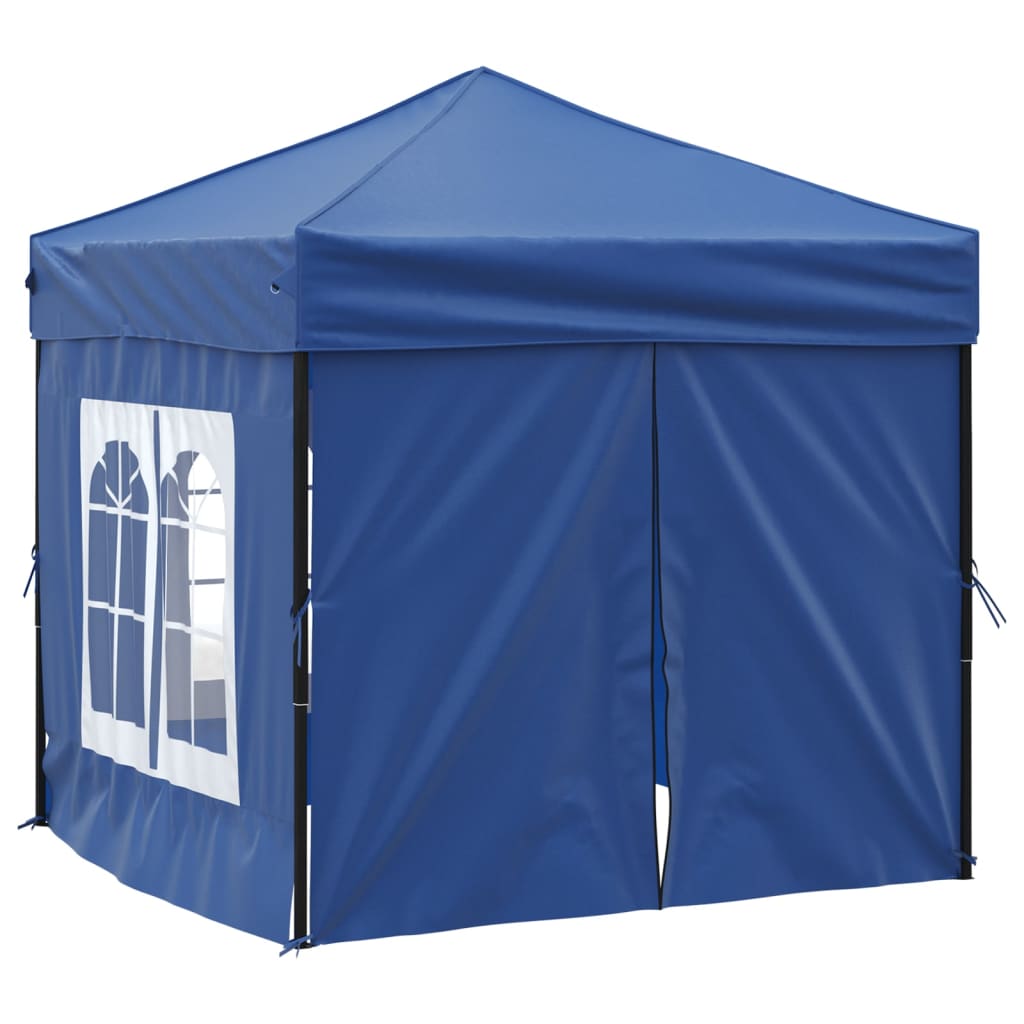 Vidaxl partyTent foldble med sidoväggar 2x2 m blå