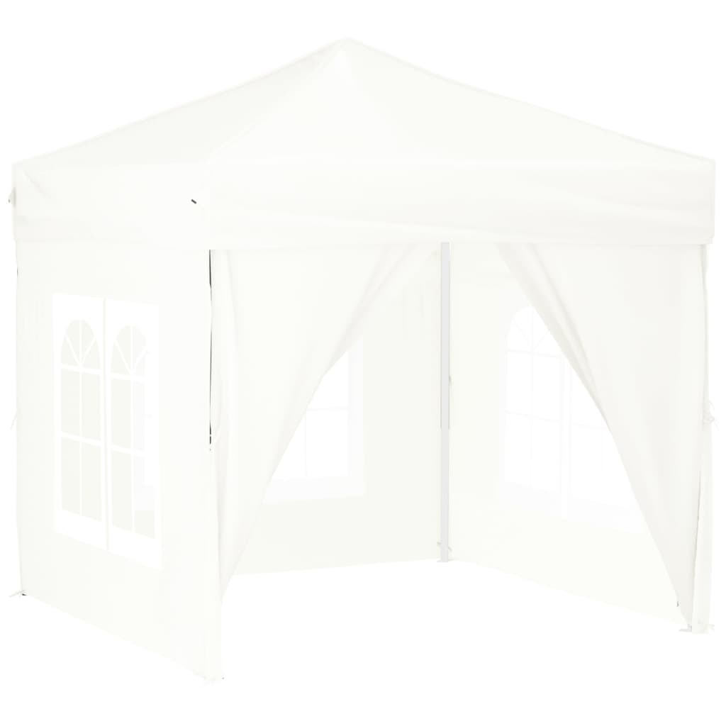 Vidaxl partyTent foldble med sidoväggar 2x2 m vit