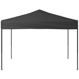 Vidaxl Partytent Foldable 3x3 m Anthrazit -geläutet