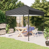 Vidaxl Partytent Foldable 3x3 m Anthrazit -geläutet