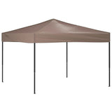 Vidaxl partyTent foldble 3x3 m taupe