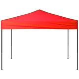 Vidaxl Partytent faltbar 3x3 m rot