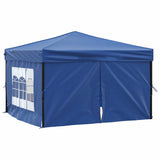 Vidaxl Partytent faltbar mit Seitenwänden 3x3 m blau