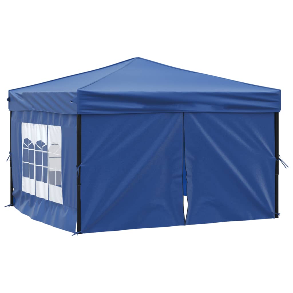 Vidaxl partyTent foldble med sidoväggar 3x3 m blå