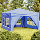 Vidaxl partyTent foldble med sidoväggar 3x3 m blå