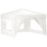 Vidaxl Partytent faltbar mit Seitenwänden 3x3 m weiß