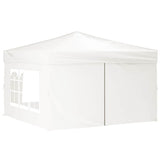 Vidaxl Partytent faltbar mit Seitenwänden 3x3 m weiß