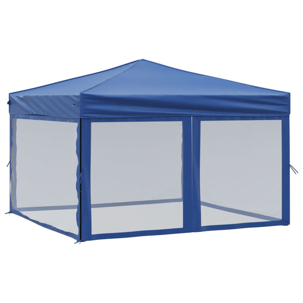 Vidaxl partyTent foldble med sidoväggar 3x3 m blå