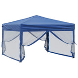 Vidaxl partyTent foldble med sidoväggar 3x3 m blå