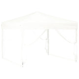 Vidaxl Partytent faltbar mit Seitenwänden 3x3 m weiß