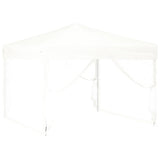 Vidaxl partyTent foldble med sidoväggar 3x3 m vit