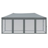 Vidaxl partytent faltbar mit Seitenwänden 3x6 m Anthrazit -gelenkt