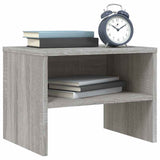 Vidaxl nachtkastjes 2 st 40x30x30 cm bewerkt hout grijs sonoma eiken