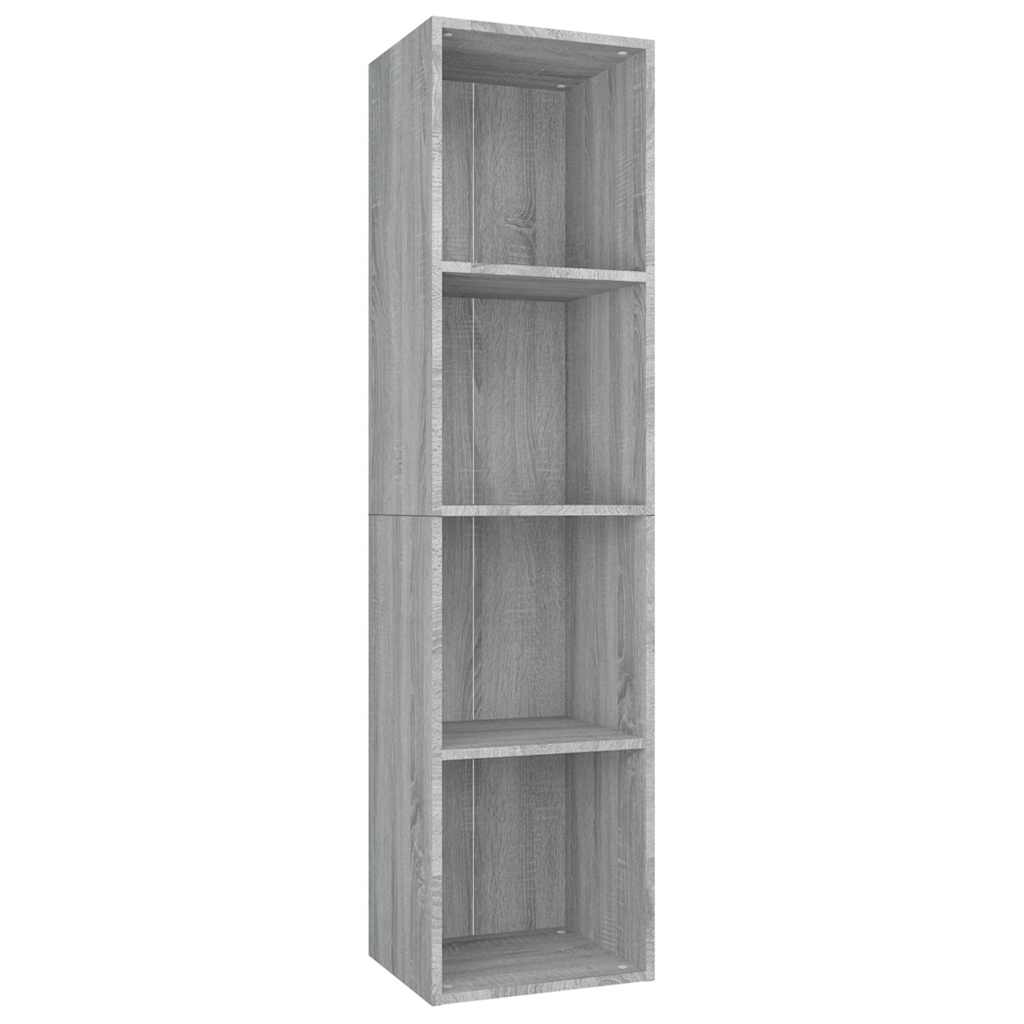 Vidaxl boekenkast tv-meubel 36x30x143 cm grijs sonoma eikenkleurig
