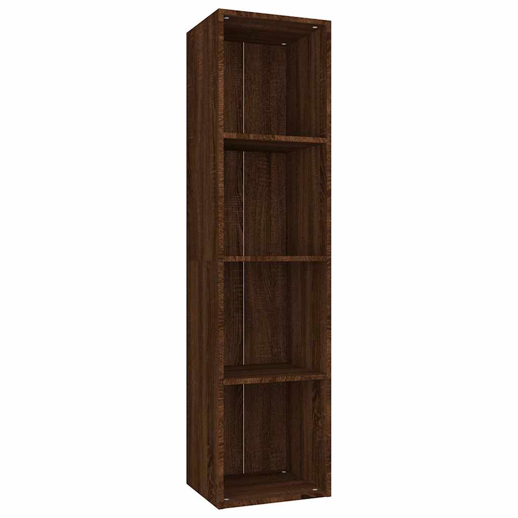 Vidaxl boekenkast tv-meubel 36x30x143 cm bruin eikenkleur