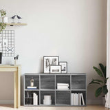 Vidaxl boekenkast 66x30x130 cm bewerkt hout sonoma grijs