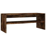 Vidaxl salontafel 100x40x40 cm bewerkt hout gerookt eikenkleurig