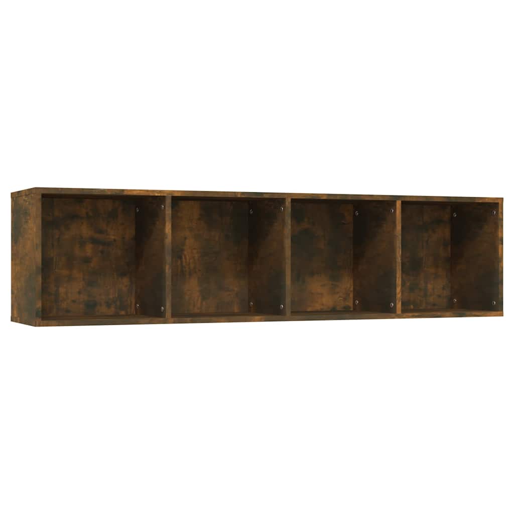 Vidaxl boekenkast tv-meubel 143x30x36 cm bewerkt hout gerookt eiken