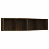 Vidaxl boekenkast tv-meubel 143x30x36 cm bruin eikenkleurig