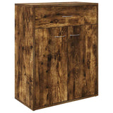 Vidaxl dressoir 60x30x75 cm bewerkt hout gerookt eikenkleurig