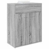 Vidaxl dressoir 60x30x75 cm bewerkt hout grijs sonoma eikenkleurig