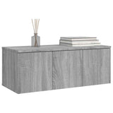 Vidaxl tv-meubel 80x34x30 cm bewerkt hout grijs sonoma eikenkleurig