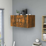 Vidaxl hangkast 80x39x40 cm bewerkt hout gerookt eikenkleurig