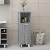 Vidaxl badkamerkast 30x30x95 cm bewerkt hout grijs sonoma eikenkleurig