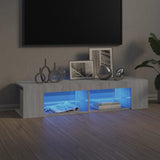 Vidaxl tv-meubel met led-verlichting 135x39x30 cm grijs sonoma eiken