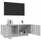 Vidaxl tv-meubel 100x35x40 cm bewerkt hout grijs sonoma eikenkleurig