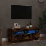 Vidaxl tv-meubel met led-verlichting 100x35x40 cm gerookt eikenkleurig