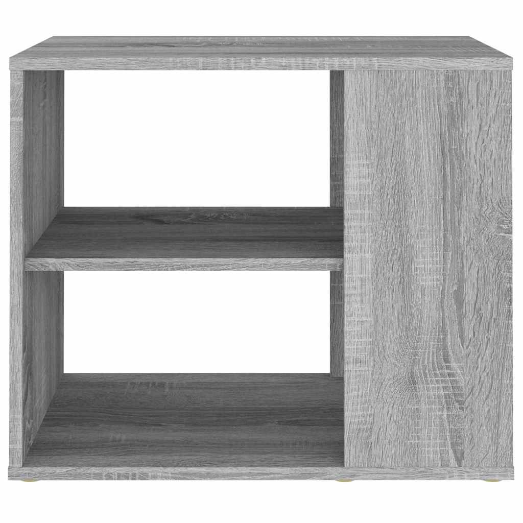Vidaxl bijzetkast 60x30x50 cm bewerkt hout grijs sonoma eikenkleurig