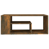 Vidaxl salontafel 100x50x40 cm bewerkt hout gerookt eikenkleurig