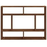 Vidaxl wandschap 75x16x55 cm bewerkt hout bruin eikenkleur