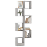 Vidaxl wandschappen kubus 6 st 30x15x30 cm grijs sonoma