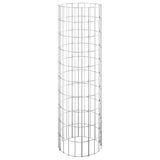 Vidaxl Gabion Pole Round ø30x100 cm galvaniseret stål