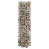 Vidaxl Gabion Pole Round ø30x100 cm galvaniseret stål