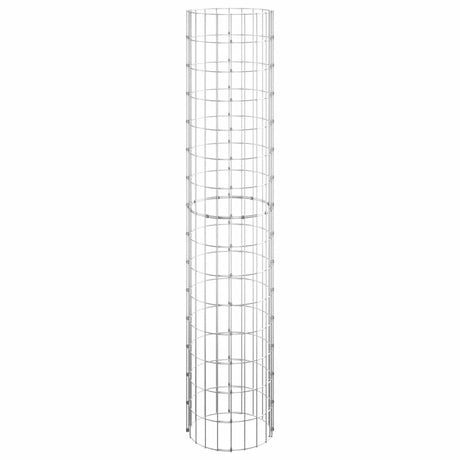 Vidaxl Gabion Pole Round Ø30x150 cm verzinkter Stahl