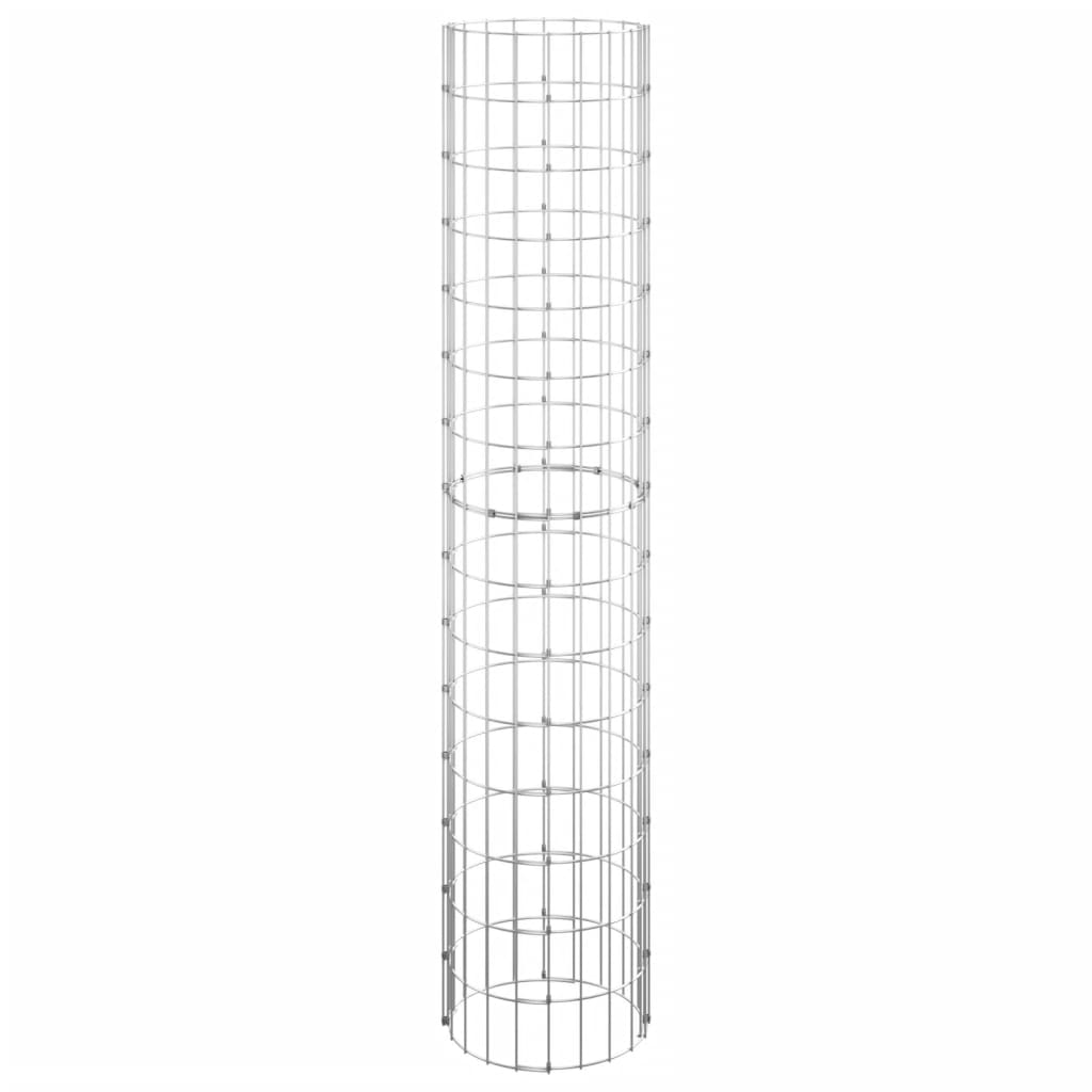 Vidaxl Gabion pole Round Ø30x150 cm galvanized steel