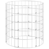 Vidaxl Gabionenpfosten rund ø50x50 cm aus verzinktem Stahl