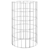 Vidaxx Gabionen-Pflanzgefäße 3 Stück rund erhöht ø30x50 cm Stahl