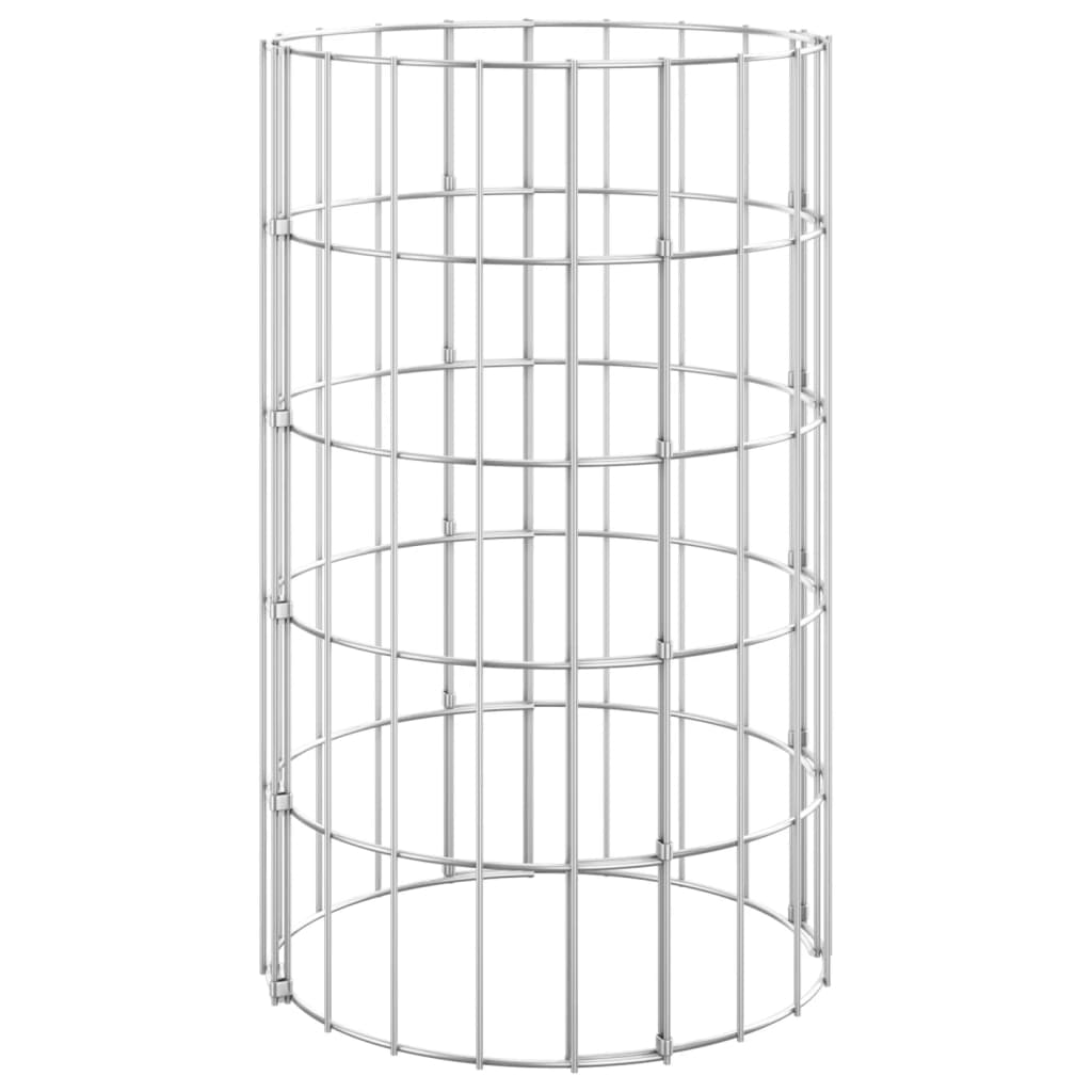 BIDAXL GABION PLANTERS 3: e rundan upphöjd Ø30x50 cm stål